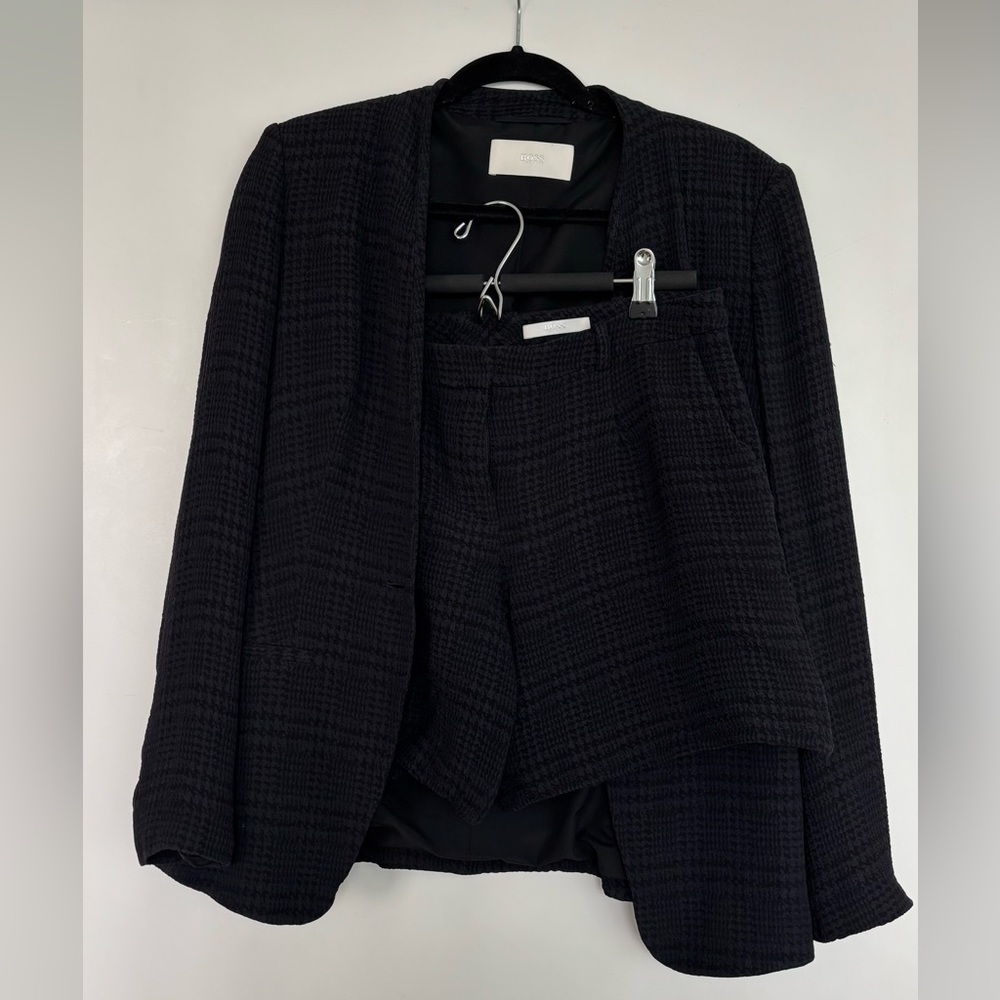 Shorts & Blazer Suit Set